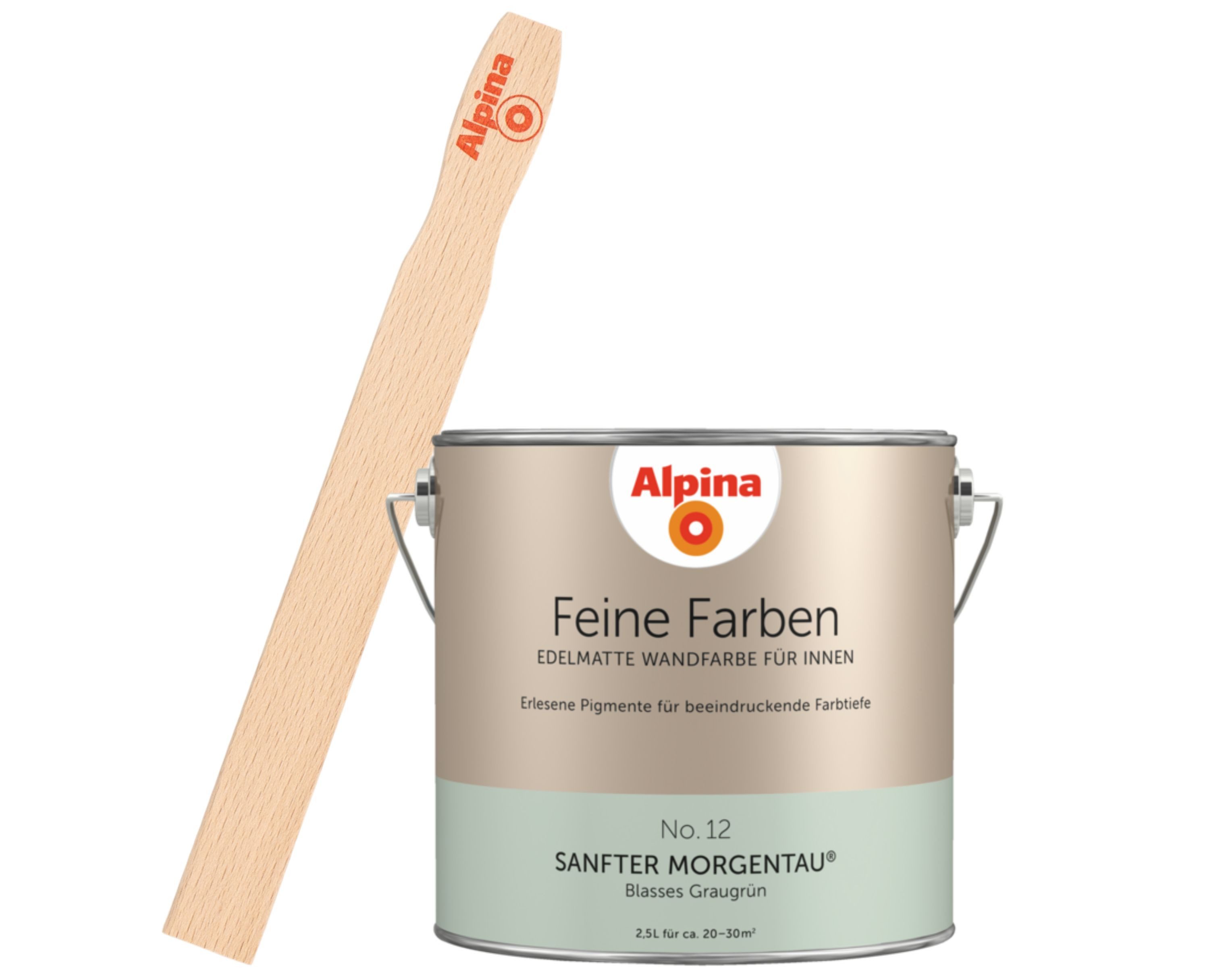 Alpina Wandfarbe Alpina Feine Farben + Gratis Rührstab