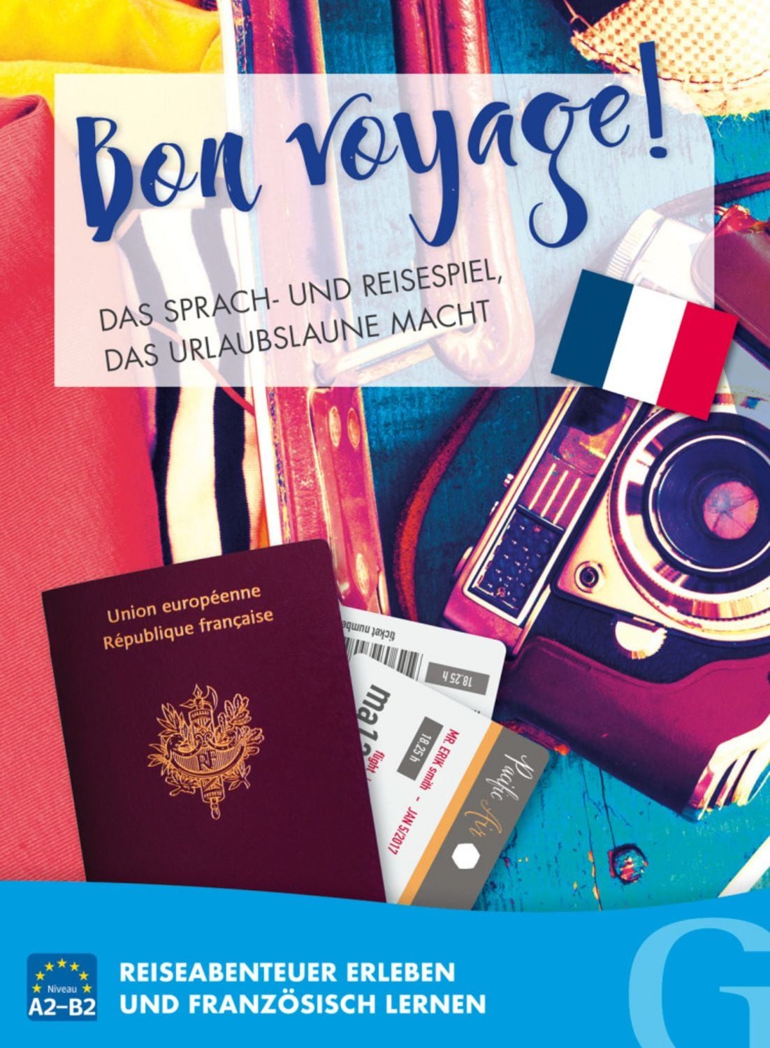 Hueber Verlag Spiel Bon Voyage! Das Sprach- und Reisespiel, das Urlaubslaune macht