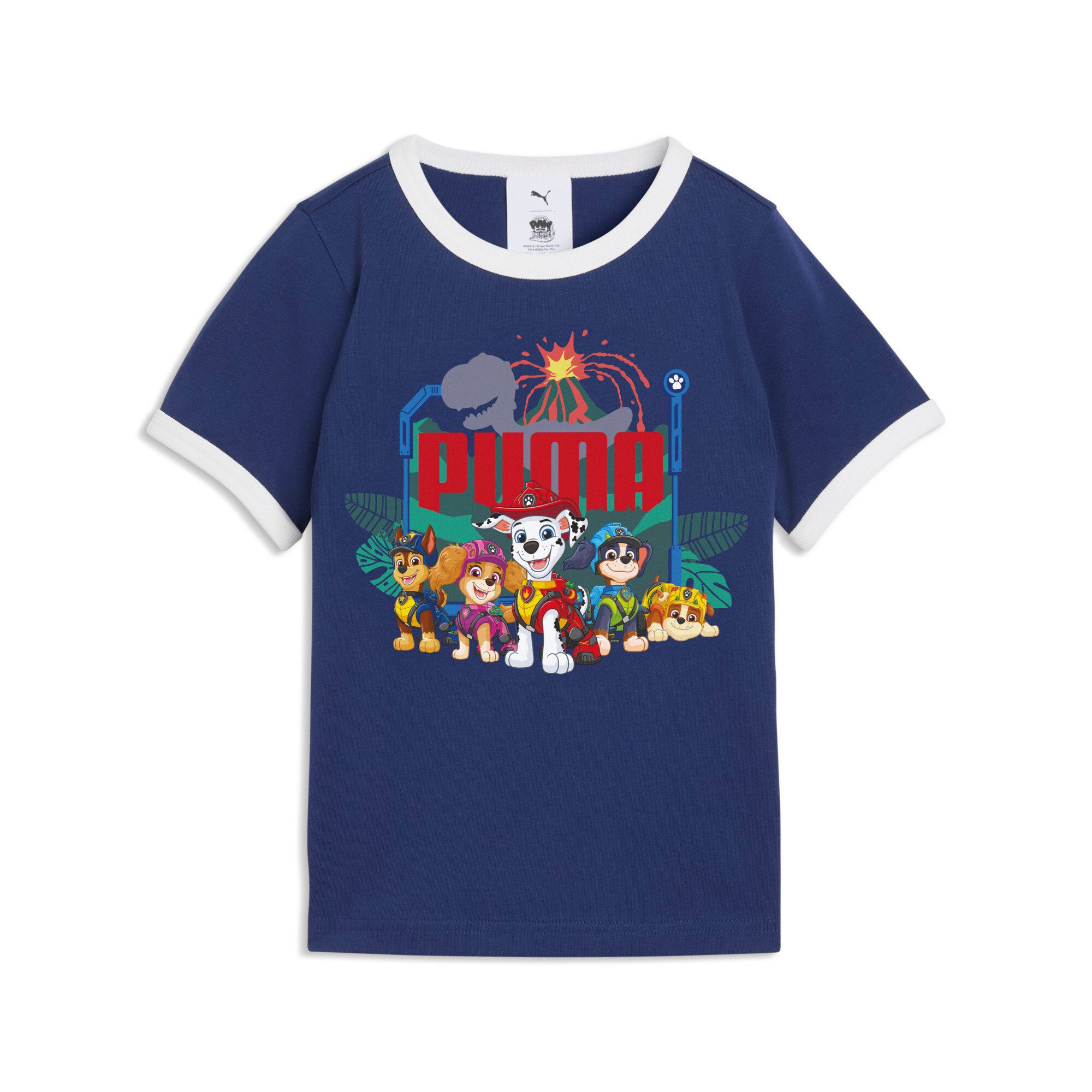 PUMA T-Shirt X PAW PATROL RINGER TEE Regular Fit, Kurzarm, für Kinder, mit Rundhalsausschnitt – Bild 4 von 5