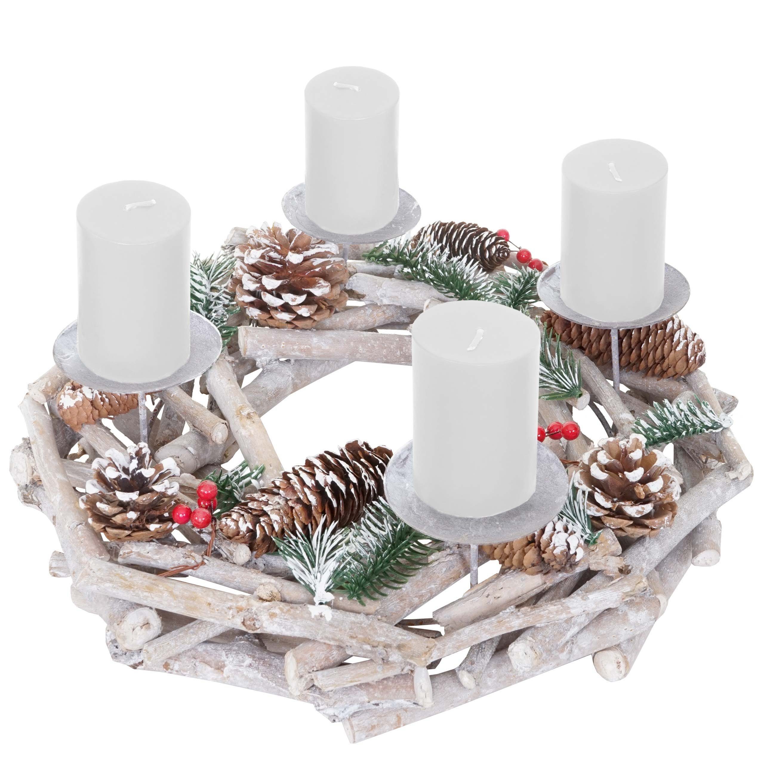 MCW Adventskranz T867-R, Mit 4 Kerzenhaltern, günstig online kaufen