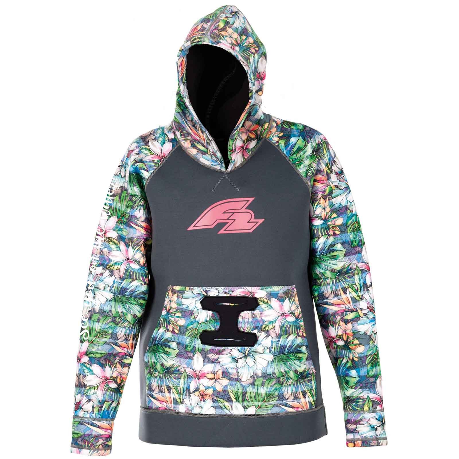 F2 Neoprenanzug F2 Damen Neopren Oberteil Happiness Hoodie 3 mm S Multicolor