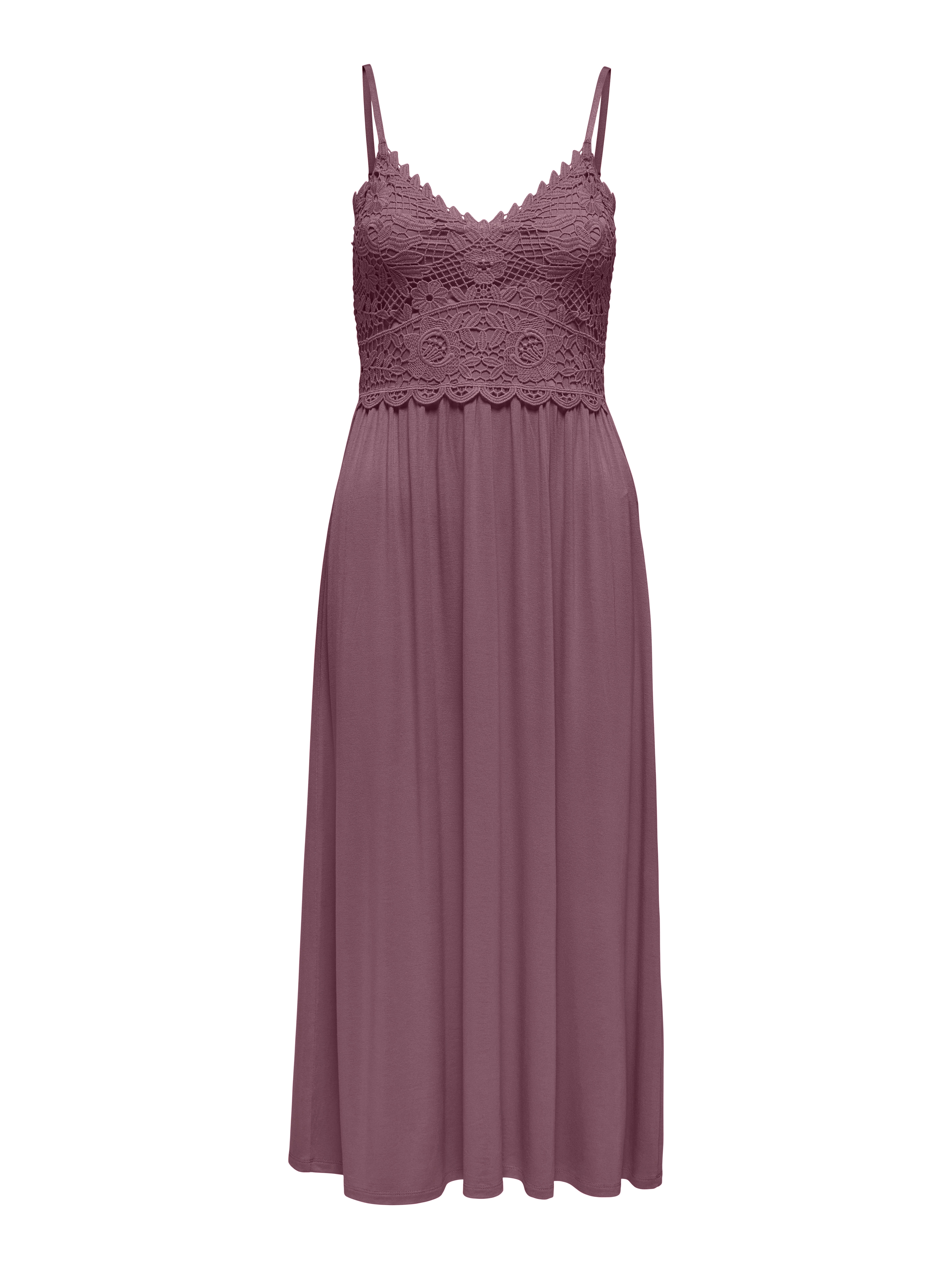 ONLY Spaghettikleid ONLHONEY STRAP DRESS JRS Viskosemischung, regular fit