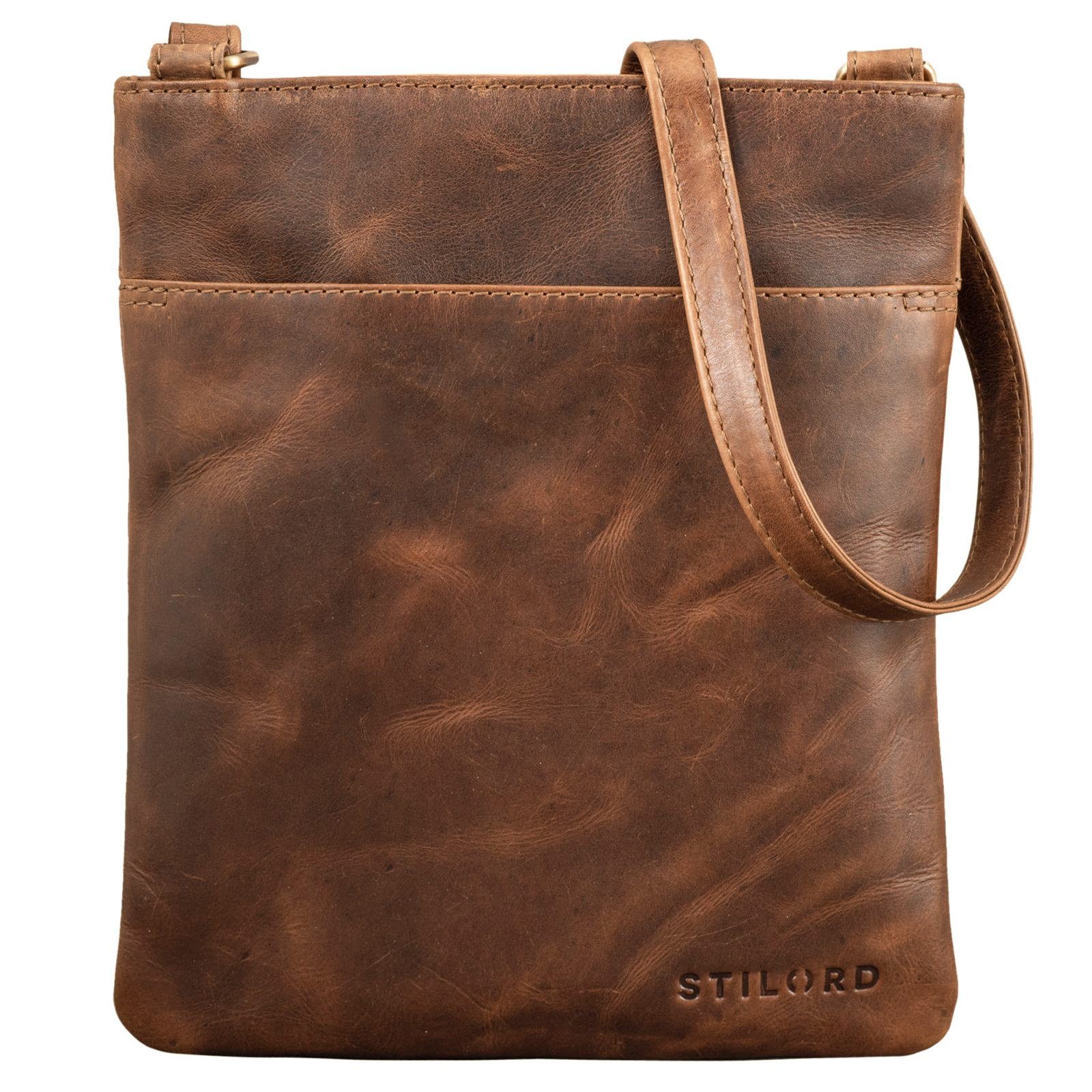Handtasche "Alicia" Kleine Ledertasche Umhängetasche Damen