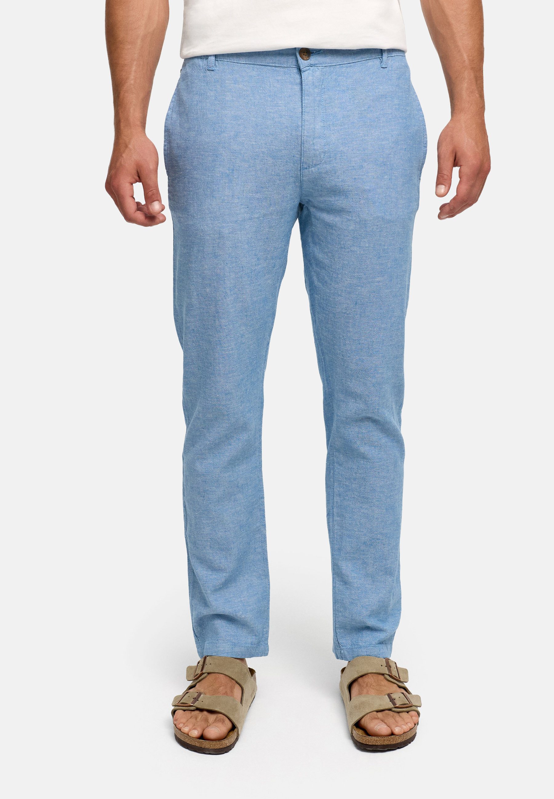 INDICODE Leinenhose Herren Chinohose INLino aus Leinen-Baumwoll-Mix mit hohem Tragekomfort