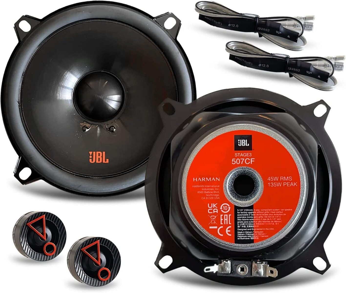 JBL Stage 862CF Auto-Lautsprechersystem – 15,2 X 20,3 Cm Komponenten, 3 Ohm, Ohne Gitter