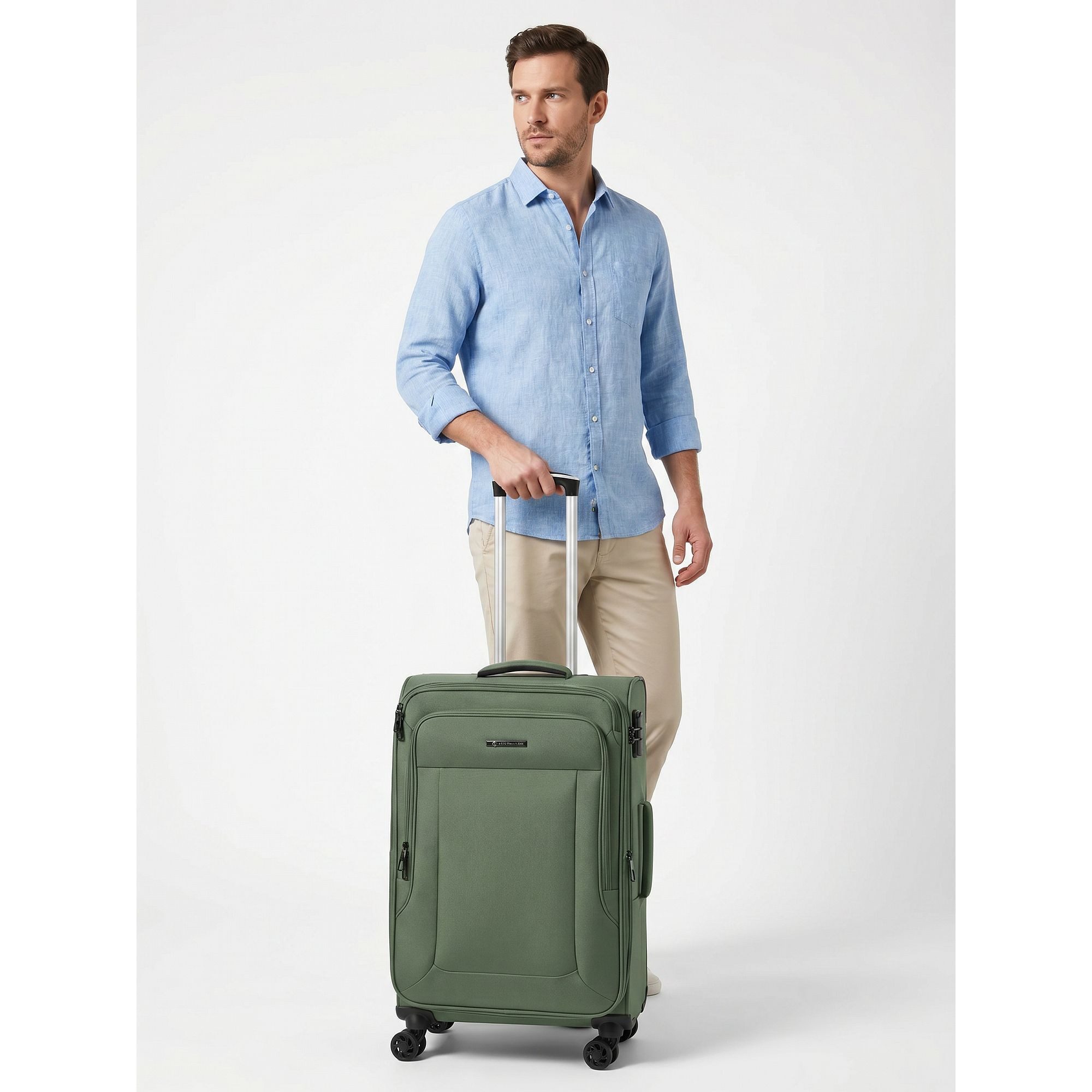 Franky Weichgepäck-Trolley Melbourne 3.0, 4 Rollen, Polyester