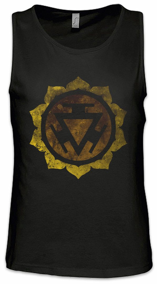 Tanktop Chakra Manipura Ärmelloses T-Shirt Nabel Nabelchakra Solarplexuschakra