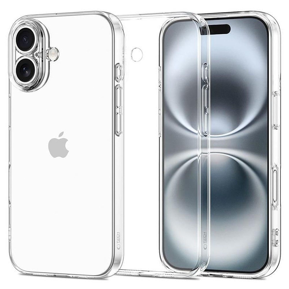 TECH PROTECT Handyhülle Schutzhülle Smartphonehülle Handyschale 6,3 Zoll, transparent, flexibles TPU, Kameraschutz