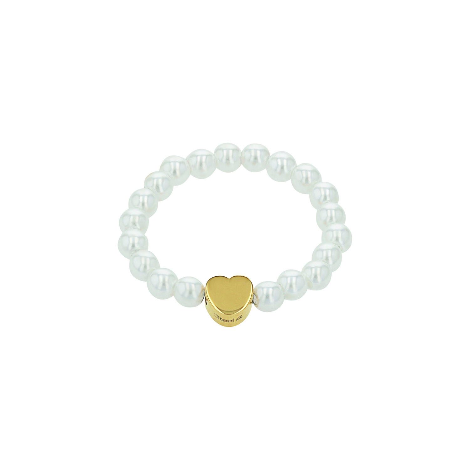Amor Ring-Set Herz, mit Glasperle