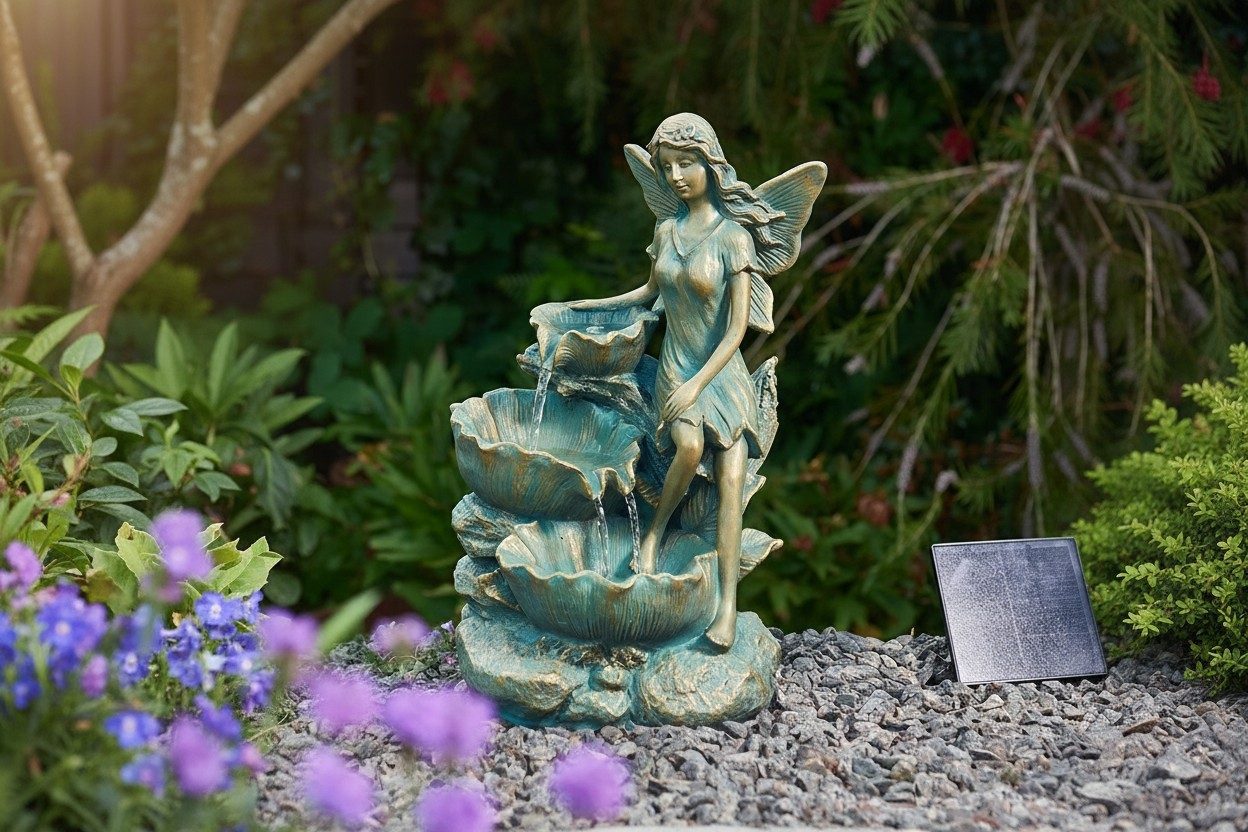 Smart Garden Wasserfall Solar-Wasserbrunnen Elfe Wasserspiel Fee Fairy Falls, (1 tlg)