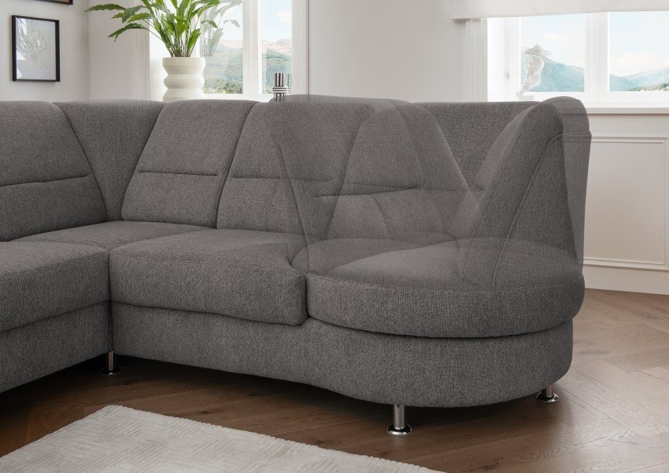 Myhomelando Ecksofa Paris II, mit Relaxfunktion