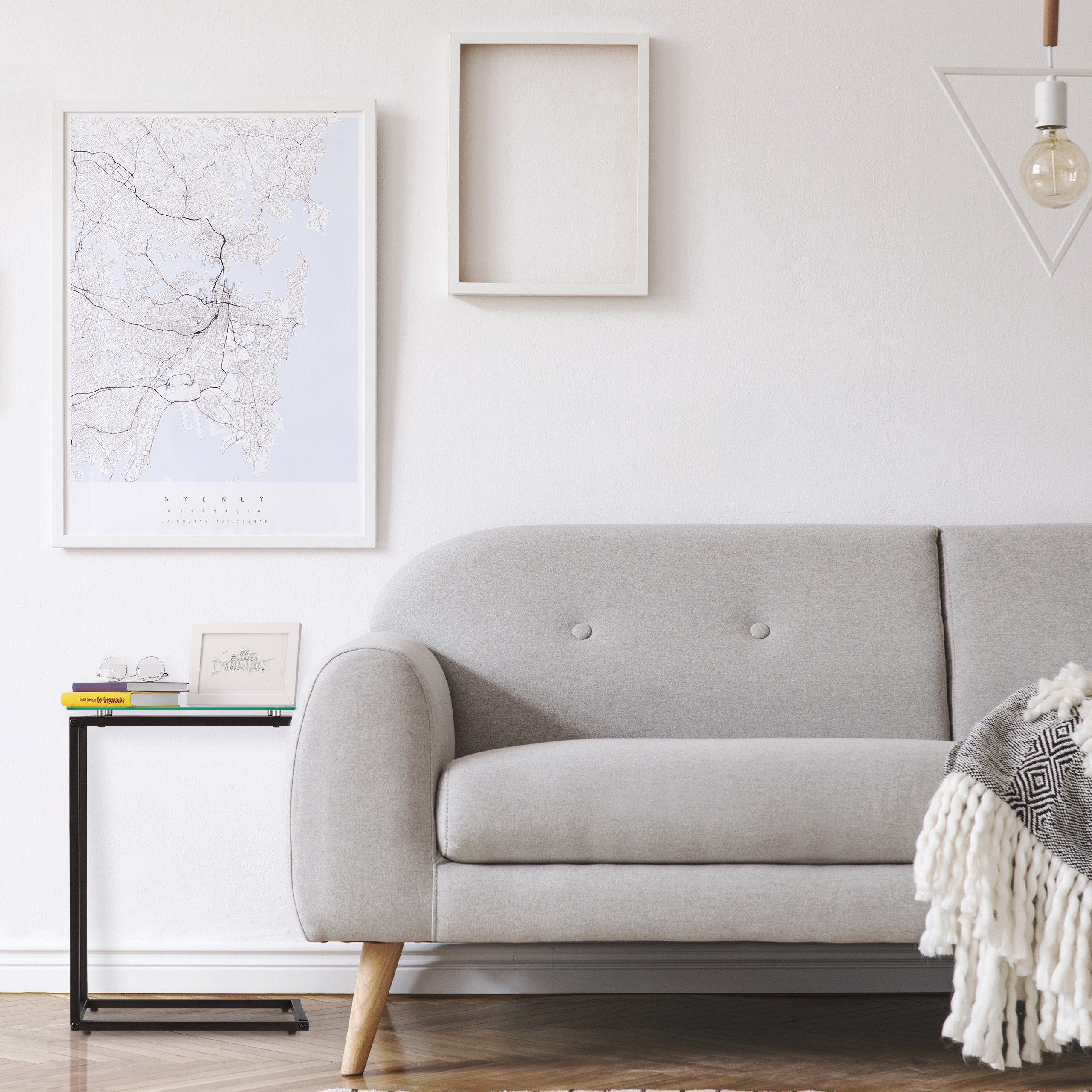 relaxdays Beistelltisch Materialmix u förmig günstig online kaufen