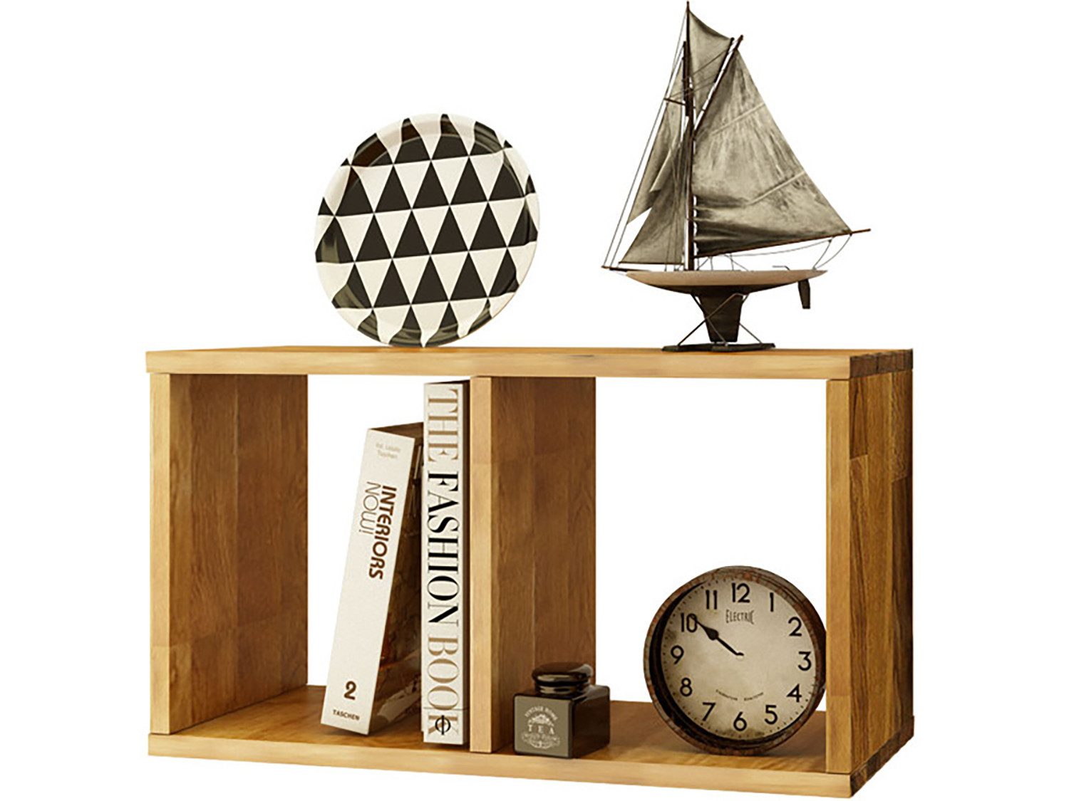 loft24 Regalwürfel Coob, Set 3-tlg., Wandregal, Hängeregal, Standregal, Bücherregal, Regalwürfel Holz