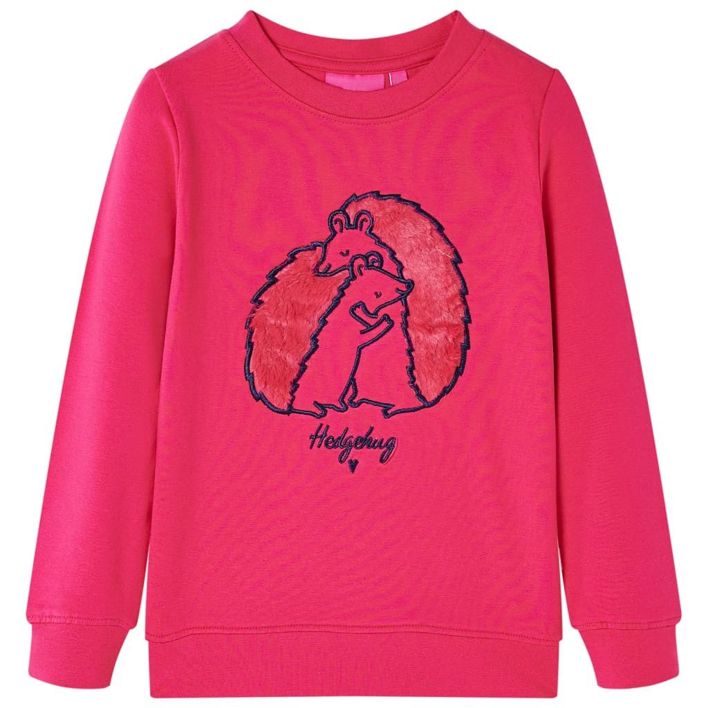 Sweatshirt Kinder-Sweatshirt Knallrosa 104