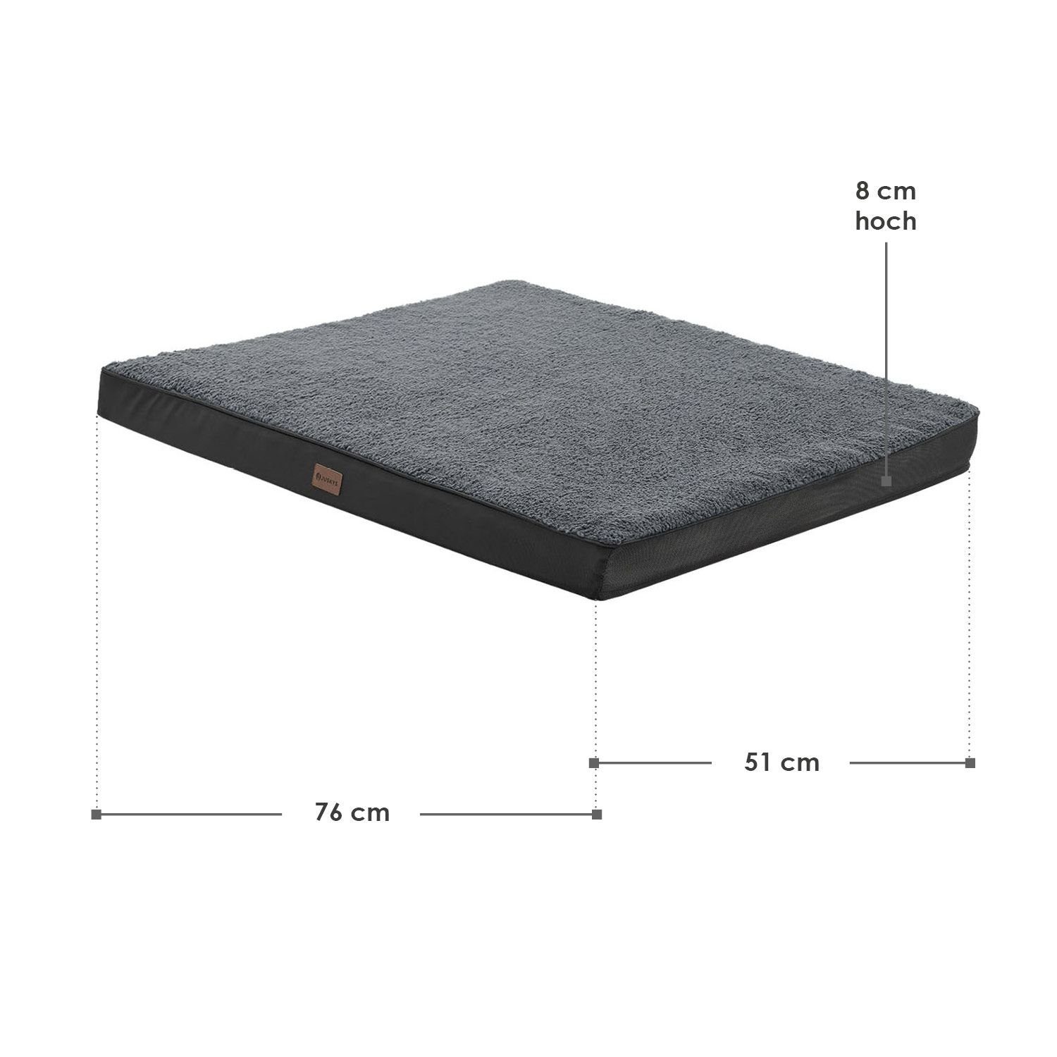 Juskys Tierbett Milow, Sherpa Fleece, Polyester, günstig online kaufen