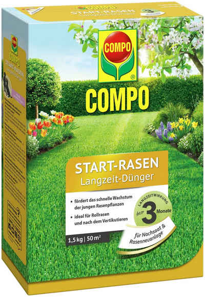 Compo Rasen-Langzeitdünger, Start-Rasen, 1,5 kg