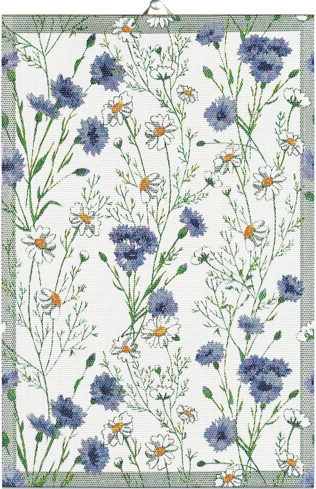 EKELUND MASTER WEAVERS 1692 Geschirrtuch Küchenhandtuch Sommar 40x60 cm, (1-tlg., 1 x Geschirrtuch), Pixel gewebt (6-farbig)