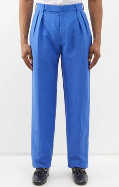 Ralph Lauren Loungehose RALPH LAUREN PURPLE LABEL Tussah Silk Linen Glenn Suit Trousers Hose P