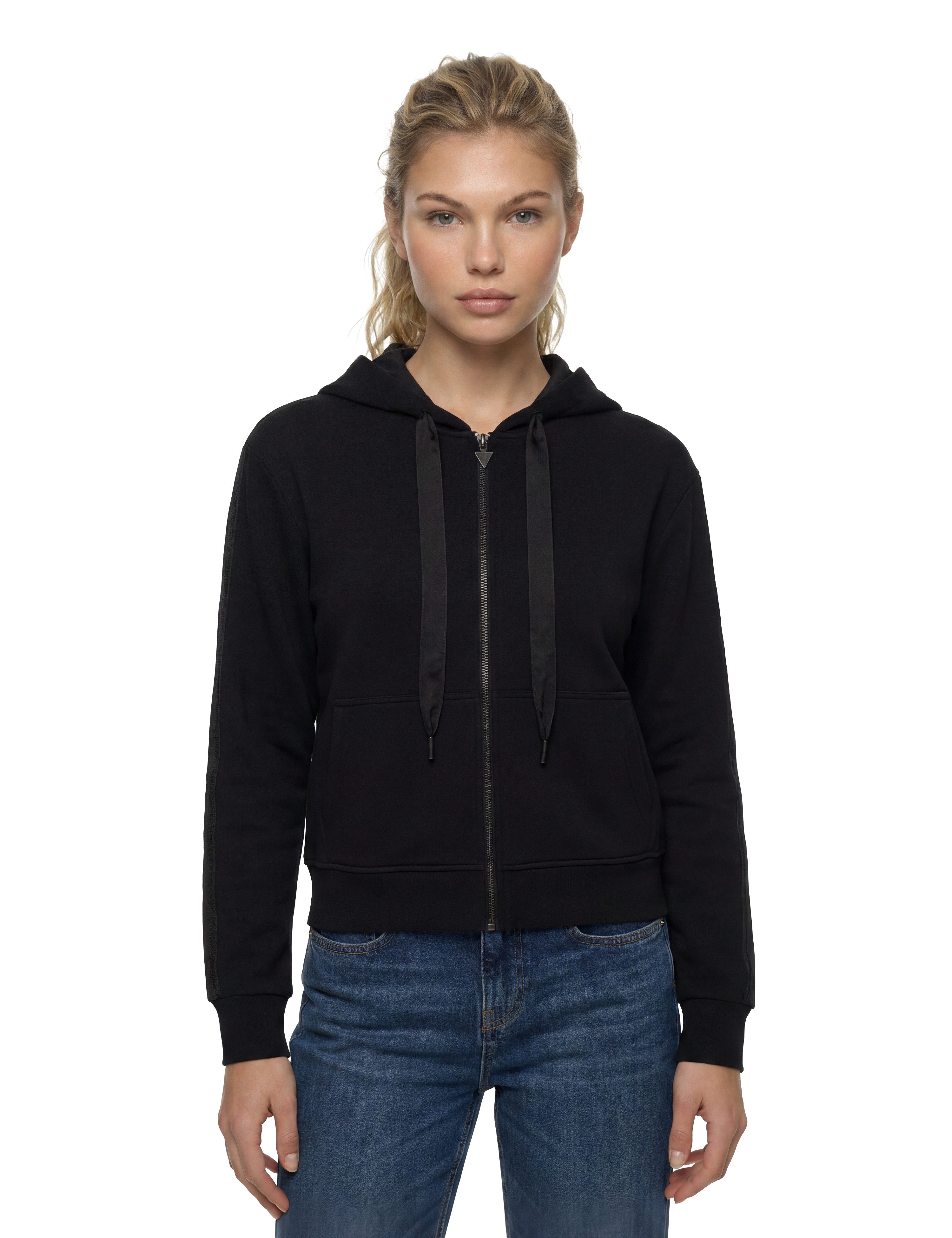 Guess Sweatjacke NEW HOODED VICTOIRE SCUBA ZIP mit Kapuze