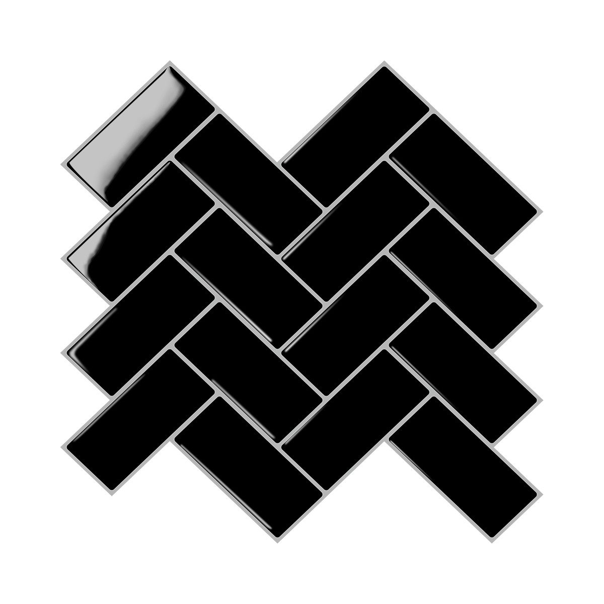 Coonoor Fliesenaufkleber Upgrade 3d Fliesenaufkleber Aufkleber günstig online kaufen