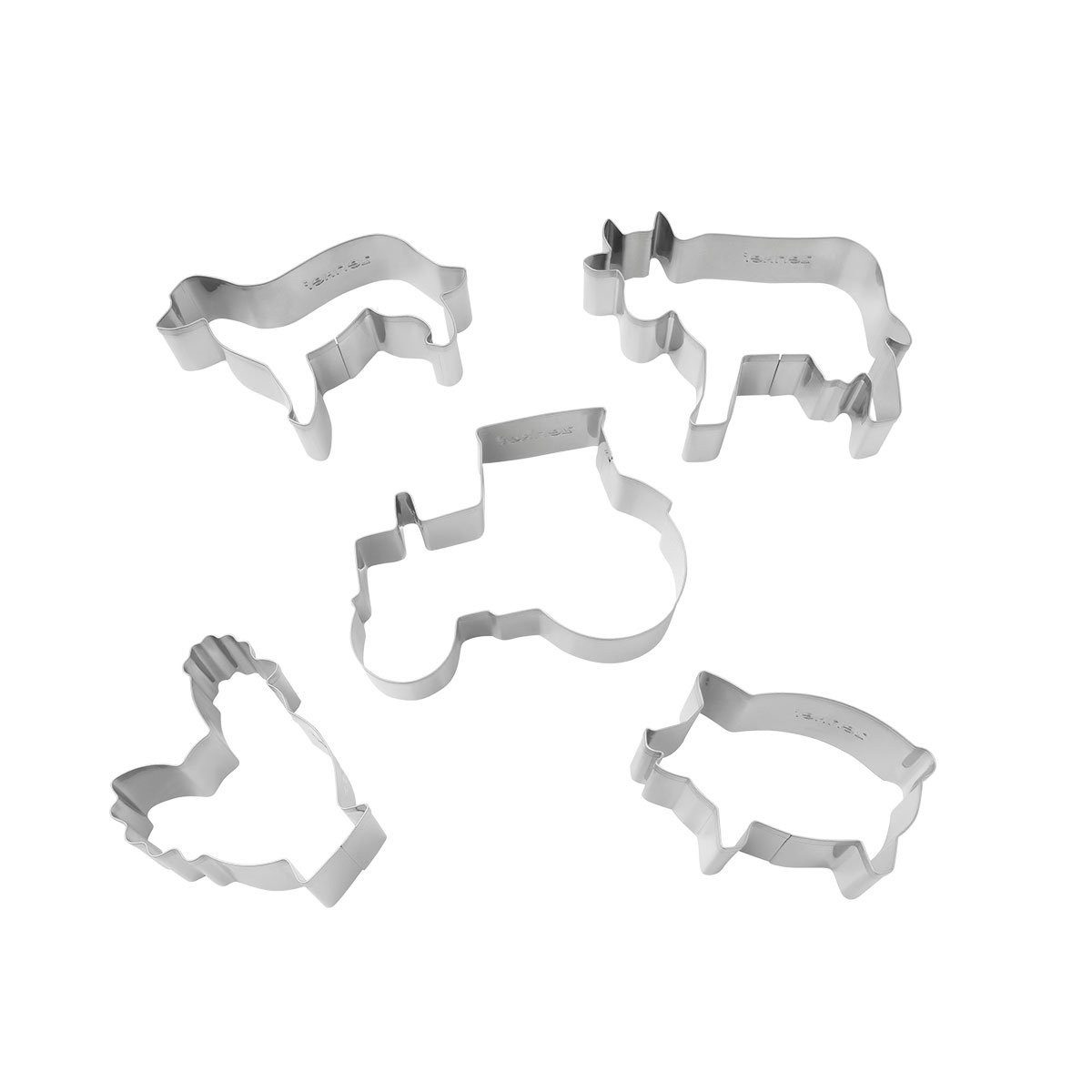 Zenker Ausstechform Ausstecher-Set Bauernhof 5tlg.