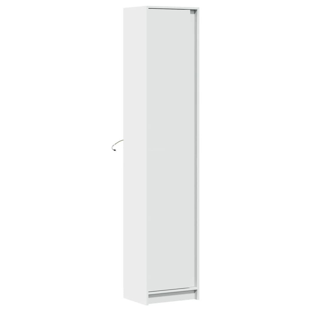 vidaXL Highboard Highboard mit LED-Beleuchtung Weiß günstig online kaufen