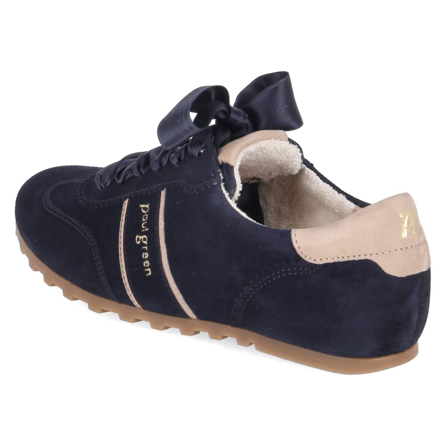 Paul Green Paul Green 5508-072 Damen Rauleder blue Schnürschuh