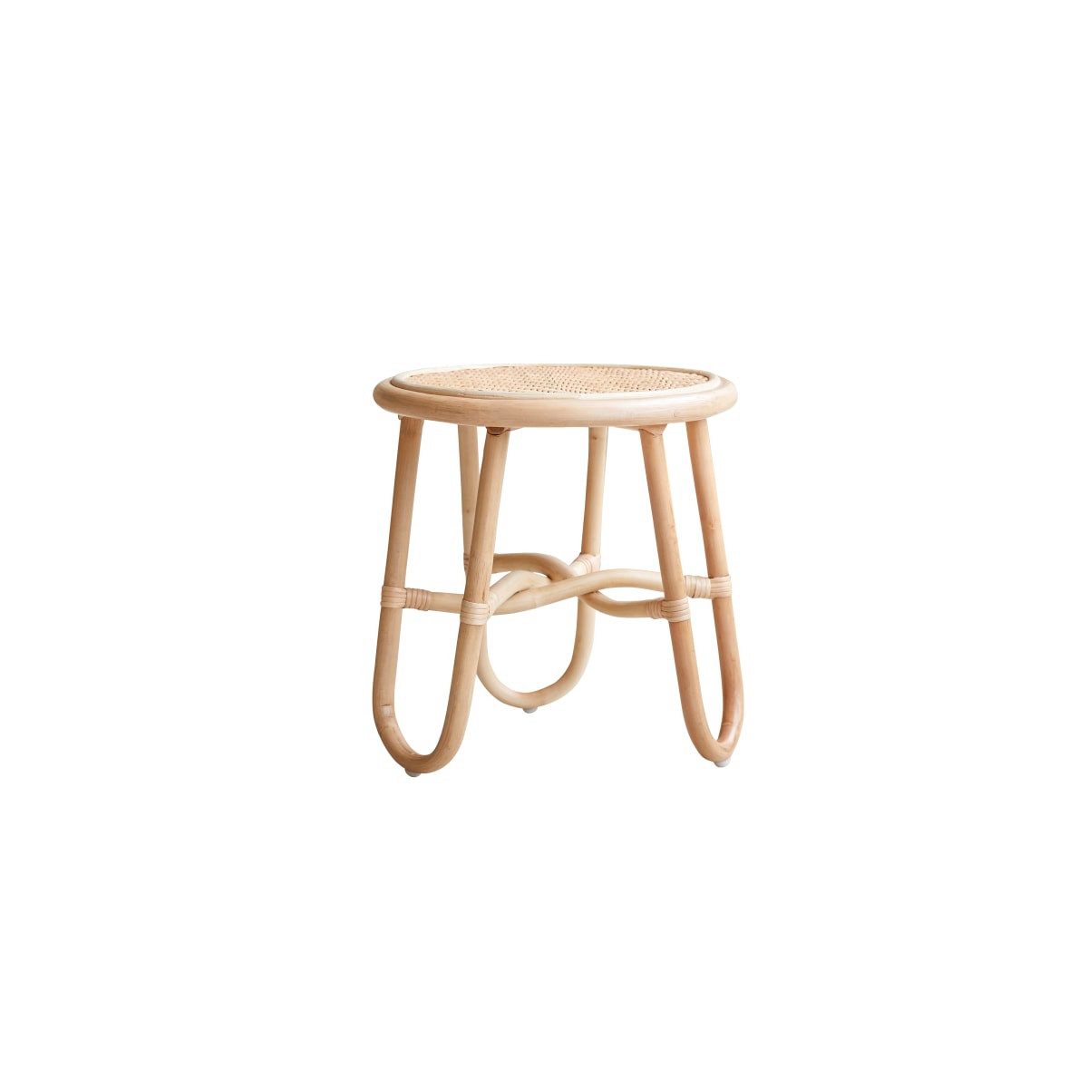 Tikamoon Nachttisch Nachttisch aus Rattanstäben „Lina”