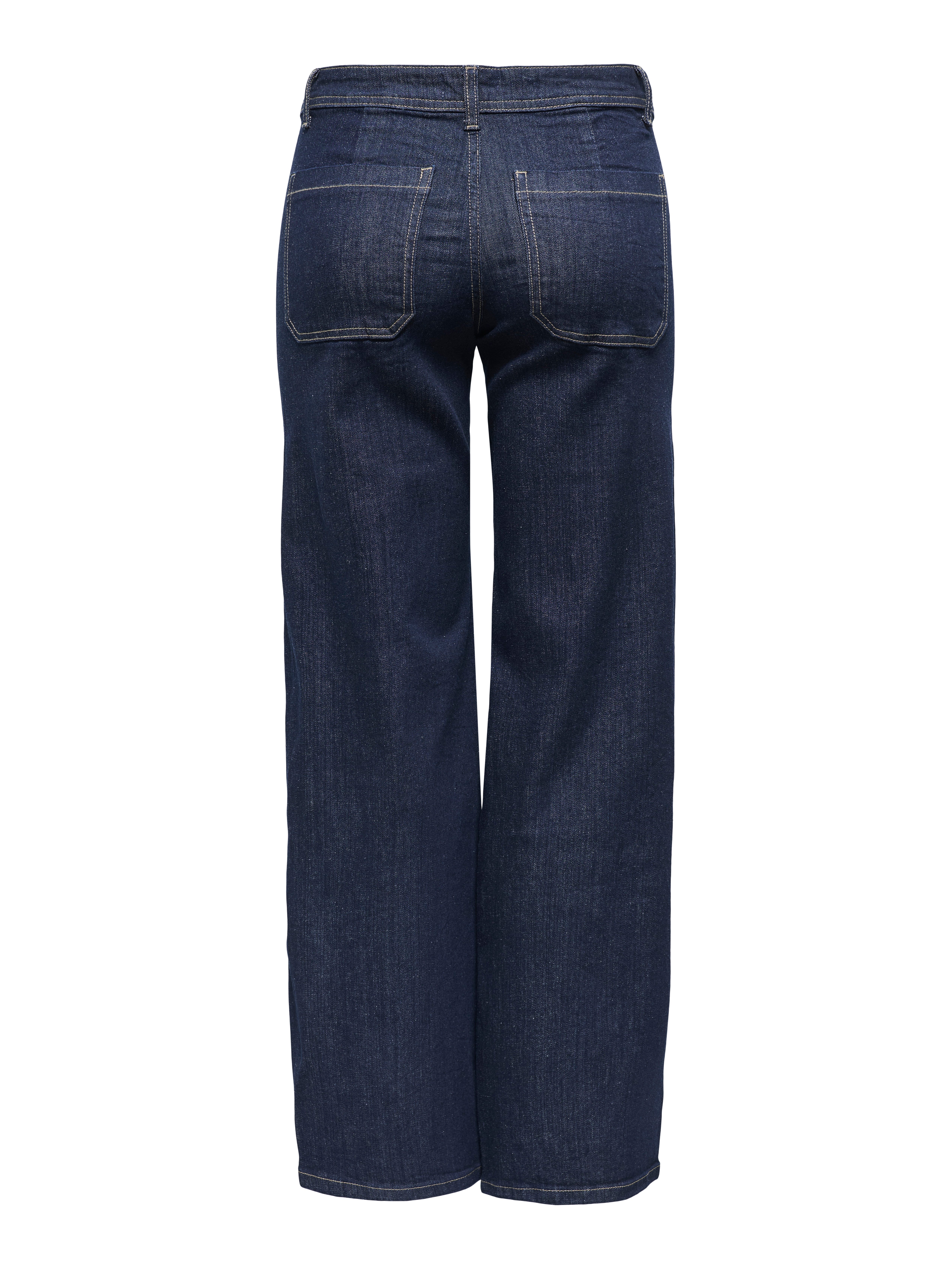 JDY Weite Jeans JDYVANESSA MIDWAIST WIDE JEANS DBD DENIM