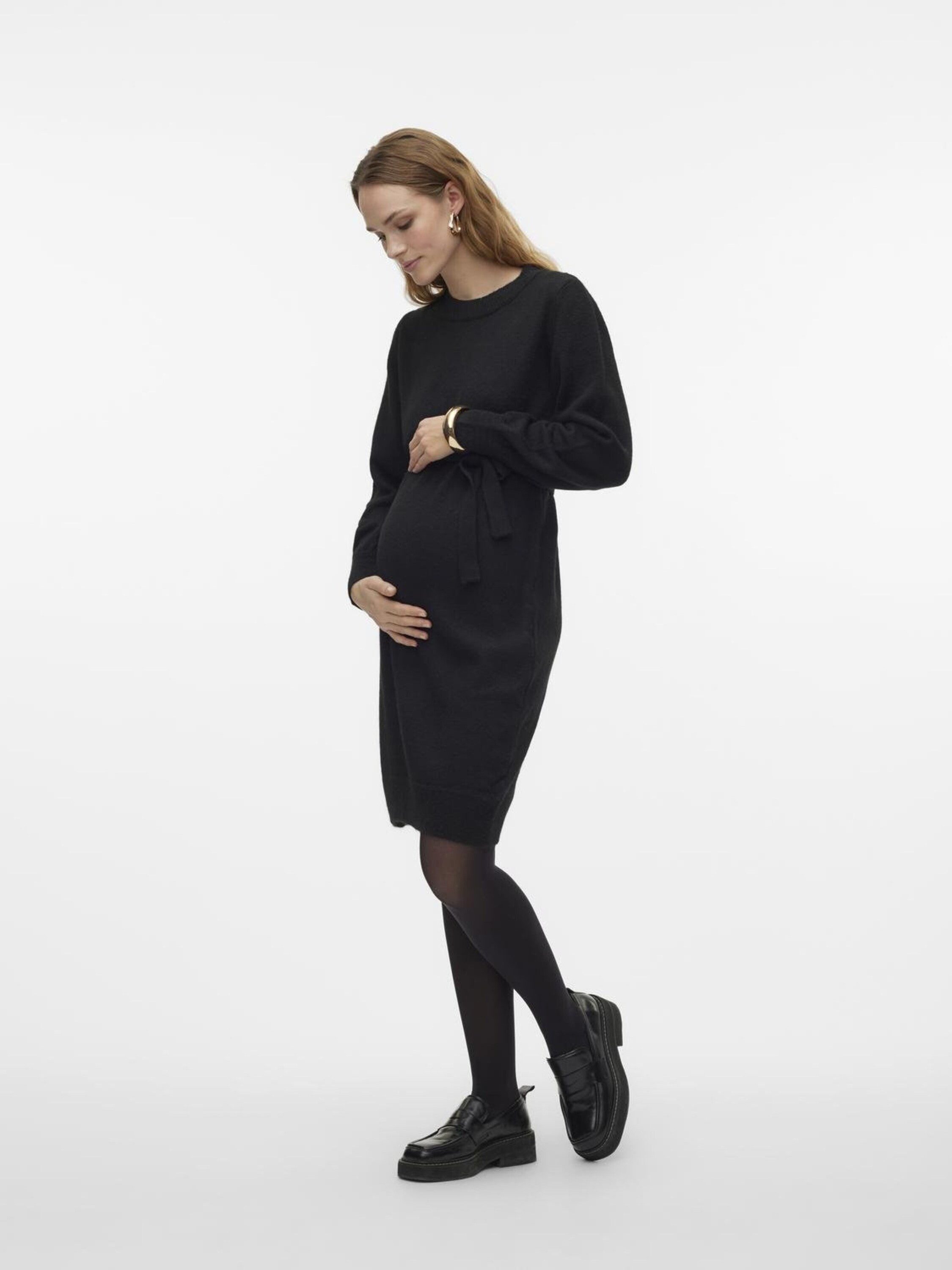 Mamalicious Strickkleid MLNew Anne (1-tlg) Plain/ohne Details – Bild 4 von 5