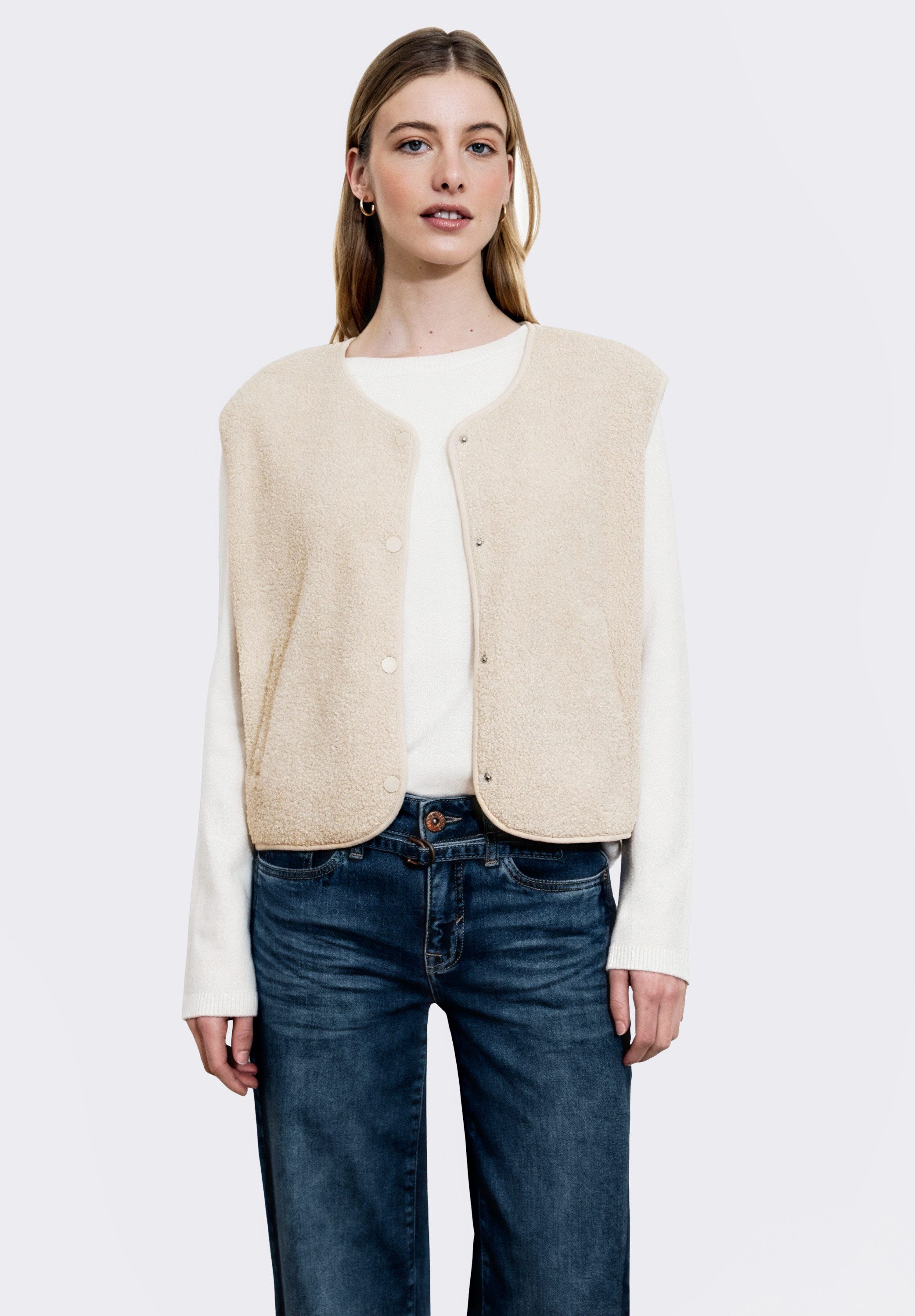 STREET ONE STUDIO Kurzweste soft und weich günstig online kaufen