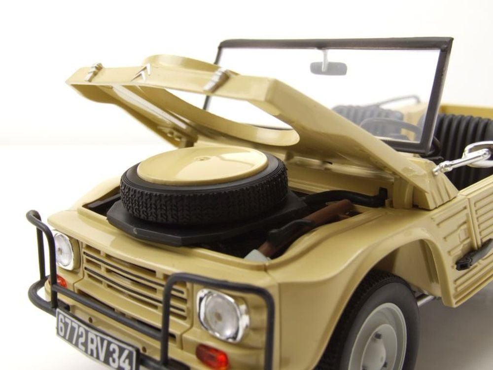 NOREV Citroën Méhari 4x4 1979 - Voiture Miniature 1/18 Beige - Modèle Réduit Métal Pour Collectionneurs