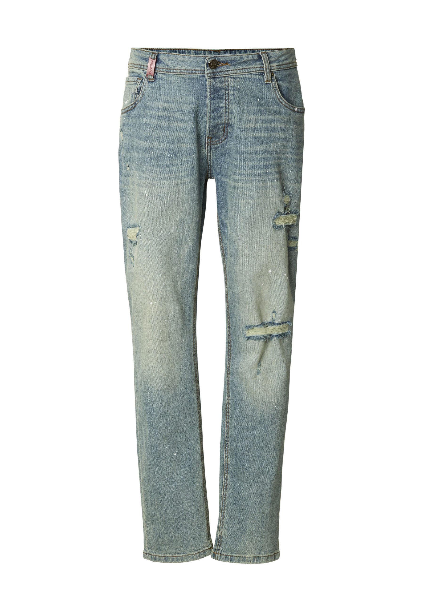 Bequeme Jeans 2Y Premium 2Y MATEO DESTROYED SLIM FIT JEANS