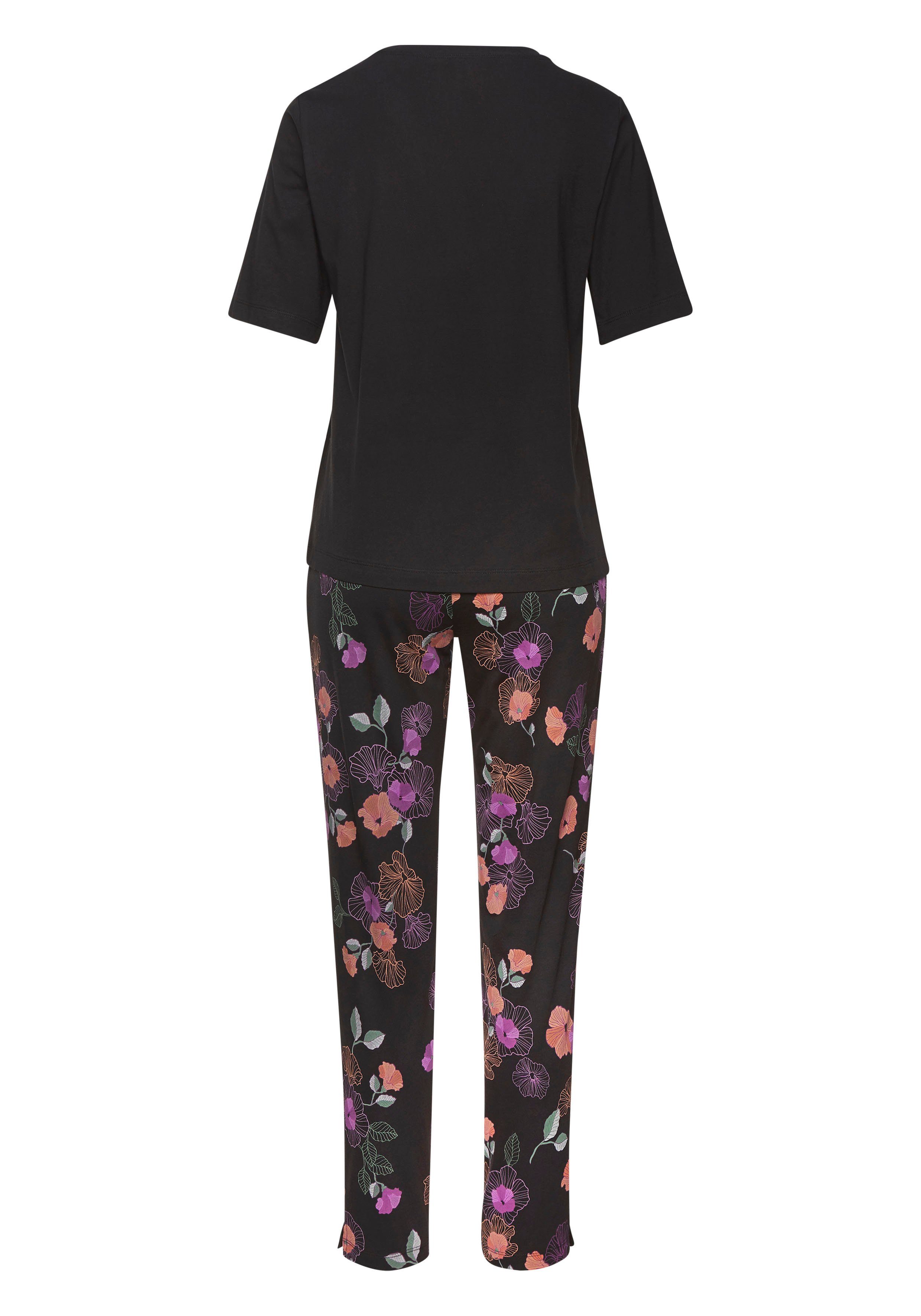 Vivance Dreams by Lascana Pyjama (Set, 2 tlg) mit Blumen-Druck