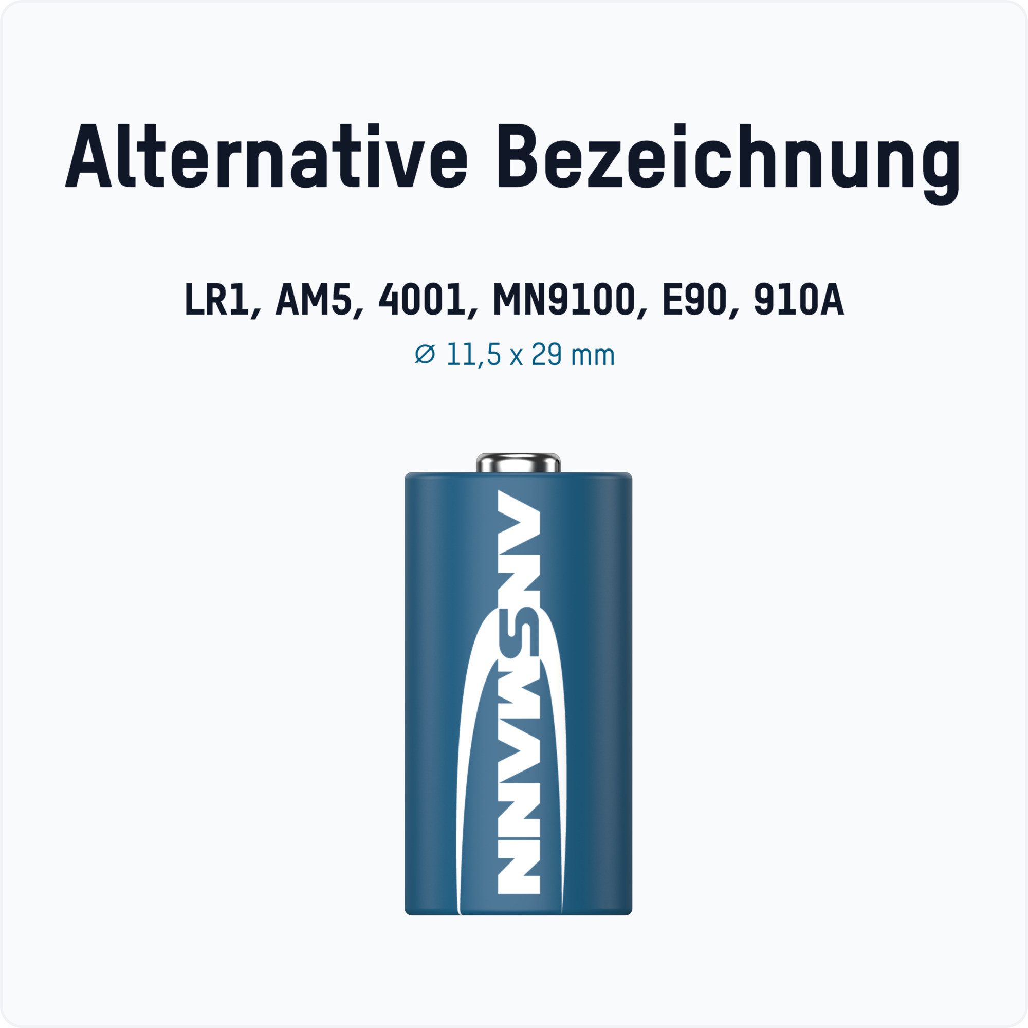 ANSMANN AG ANSMANN Spezial-Batterie LR1 Batterie