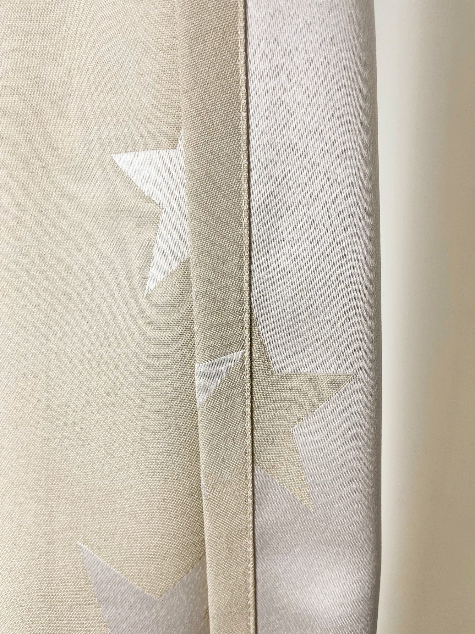 novumfix Vorhang Sterne Kombiband in beige günstig online kaufen