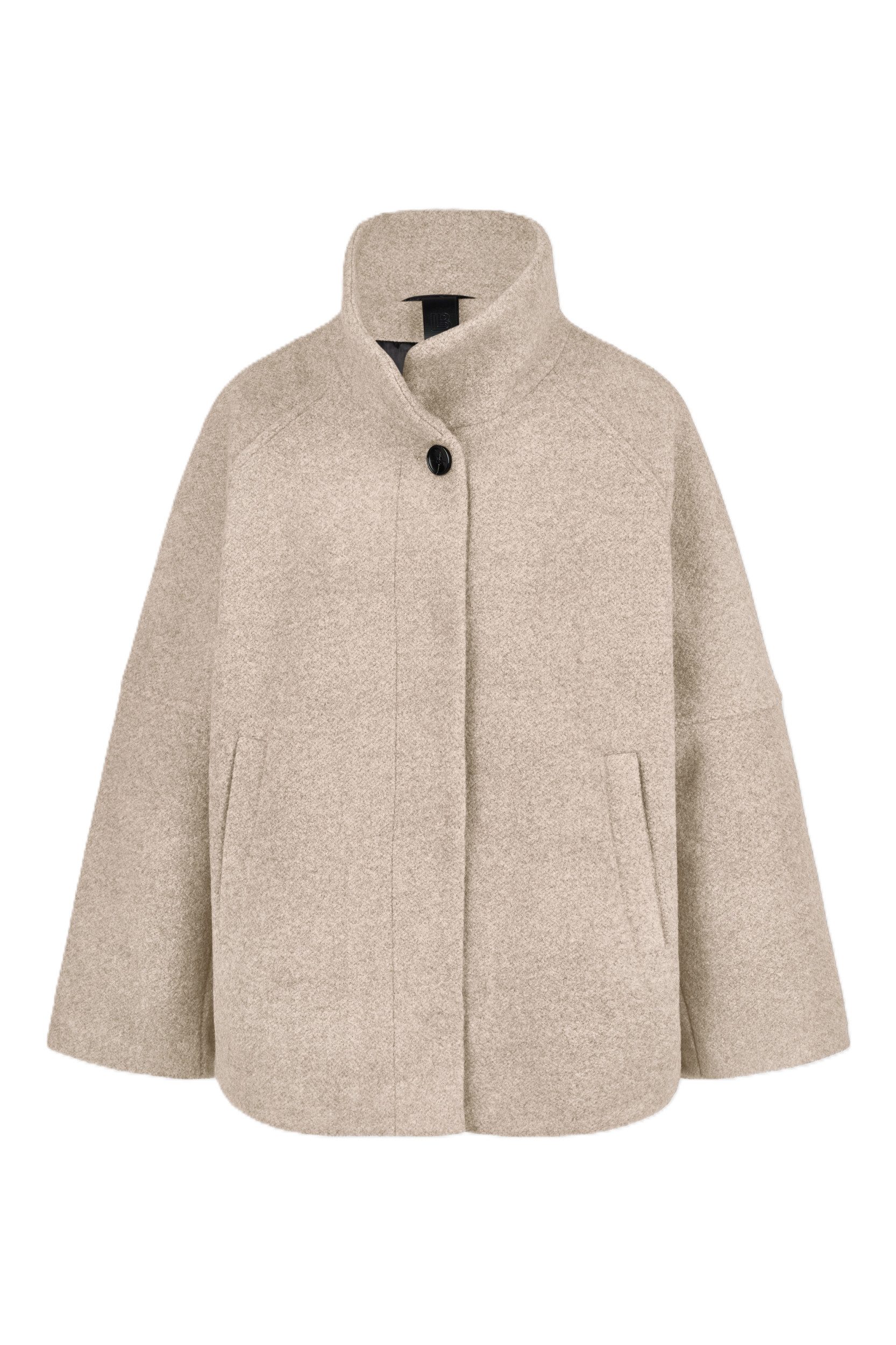 Barbara Lebek Wolljacke Jacke - Kurzjacke mit Stehkragen - Damen Übergangsjacke