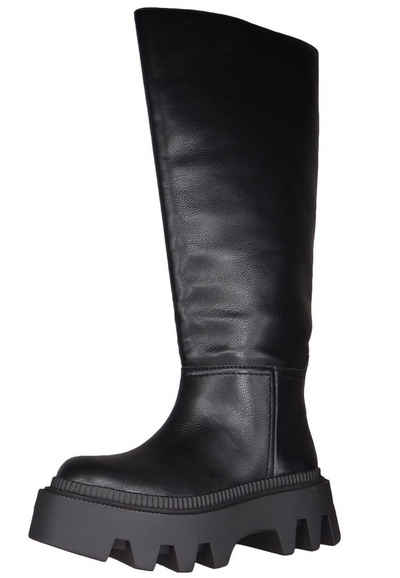 Buffalo 1220026 Flora Boot Vegan Black Stiefel