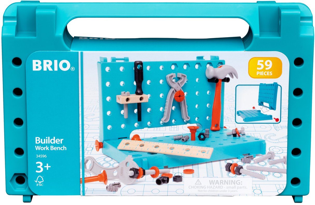 BRIO® Spielwerkzeug Builder Werkbank-Koffer, (Set)