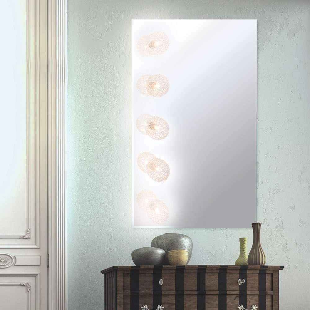 etc-shop LED Wandleuchte, Leuchtmittel Licht Lampe Spiegellampe inklusive, nicht Leuchte Wandleuchte Spiegelleuchte Spiegel