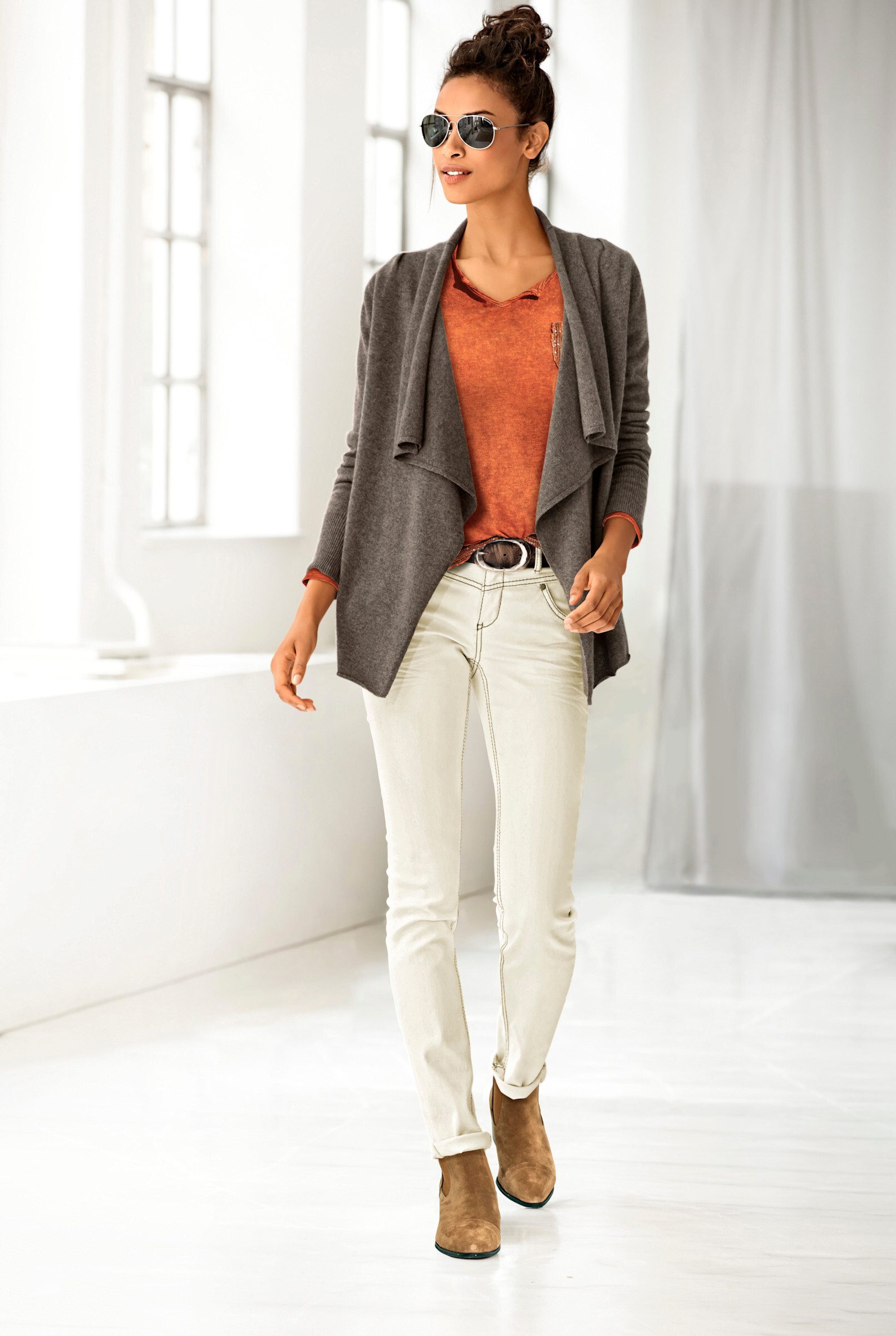 heine Bequeme Jeans Skinny-Jeans leicht vertieft – Bild 5 von 5