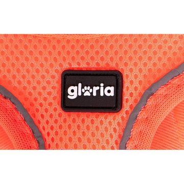 Gloria Hundeleine Gloria Hundegeschirr Trek Star 24-26 cm 28-28,6 cm Orange XXS, Polyester