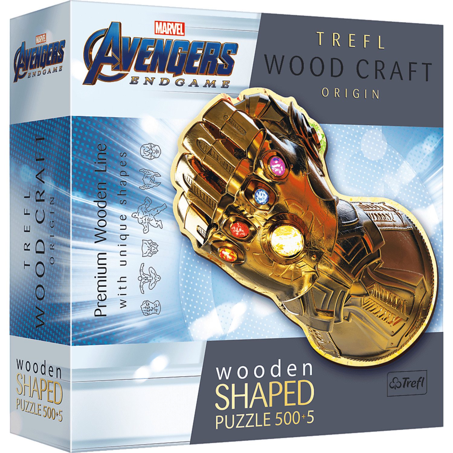 Trefl Puzzle TREFL MARVEL Avenger Thanos Infinity Handschuh 505 Holzpuzzle, günstig online kaufen