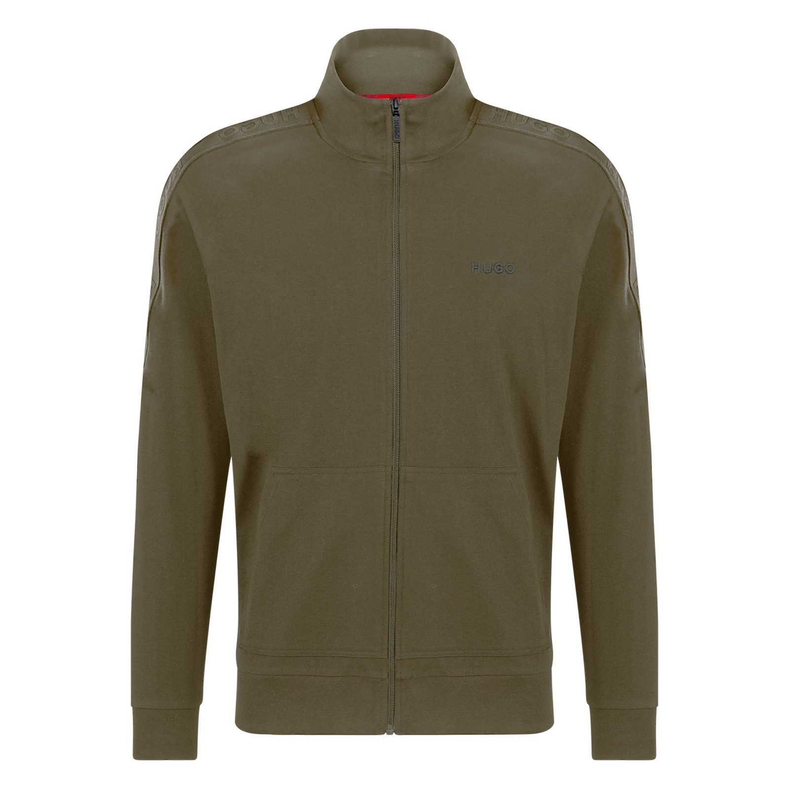 HUGO Sweatjacke LIAM Zip Jacket mit eingesticktem Marken-Logo günstig online kaufen