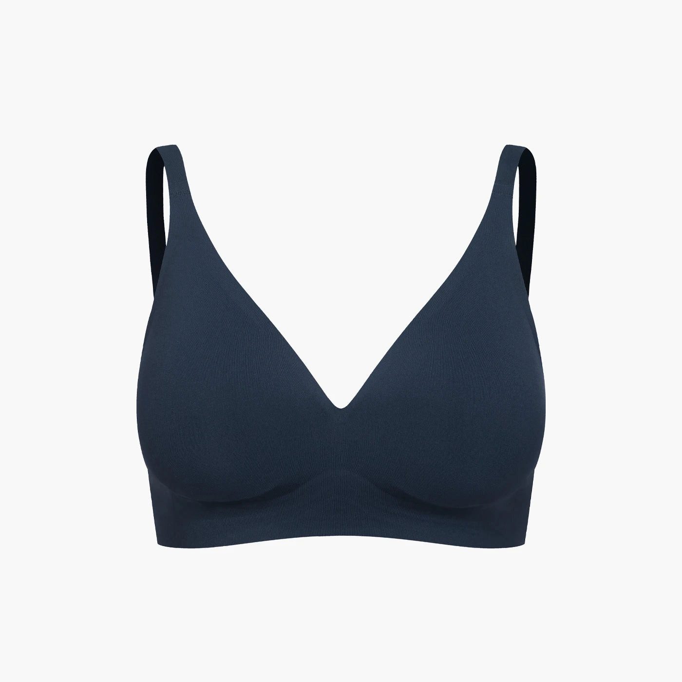 cfab by creamy fabrics Bügelloser BH Comfort Push-Up BH-Navy Blue-M (1-tlg)