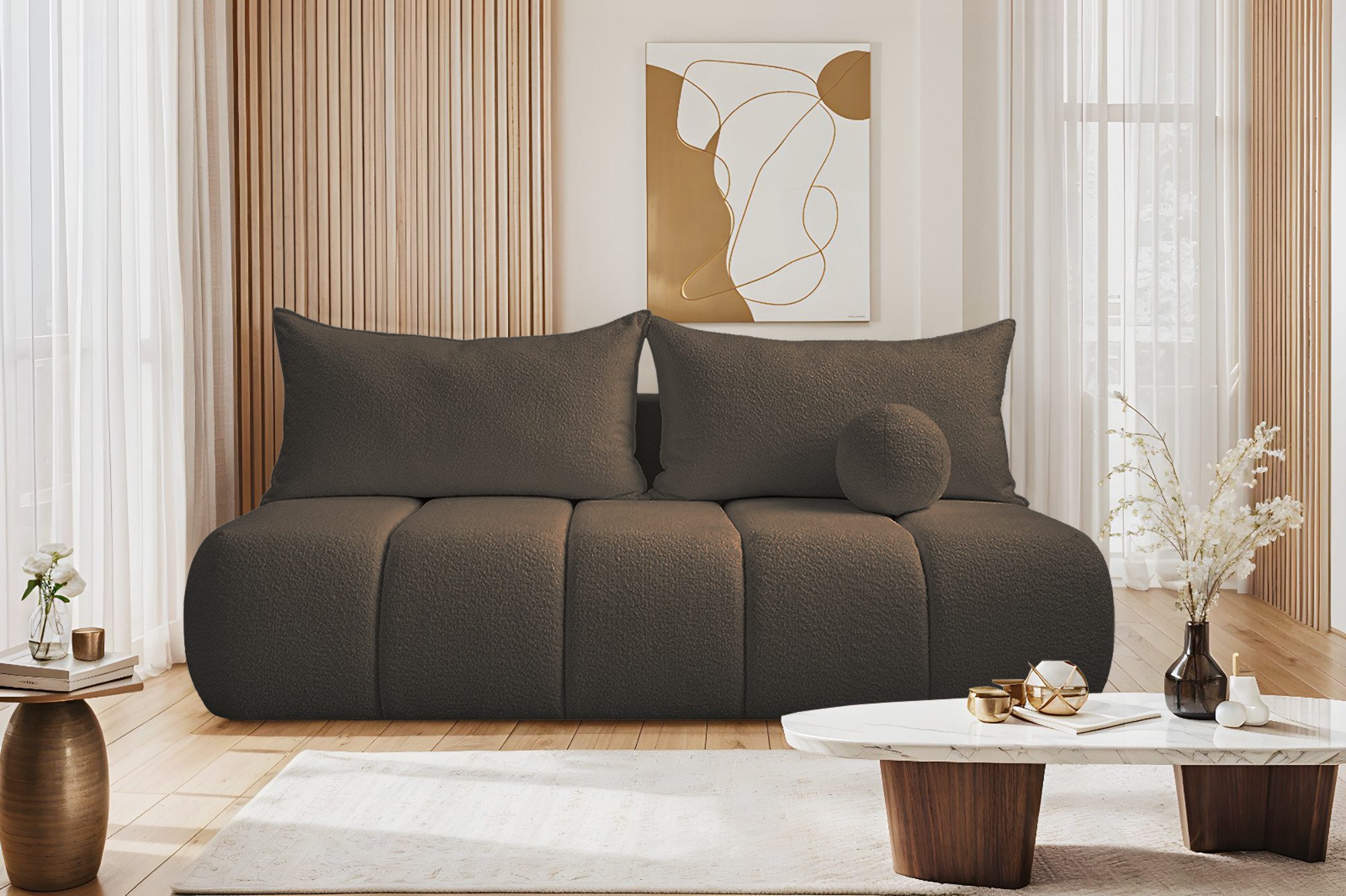 Kaiser Möbel Schlafsofa Dreisitziges Sofa PIANO günstig online kaufen