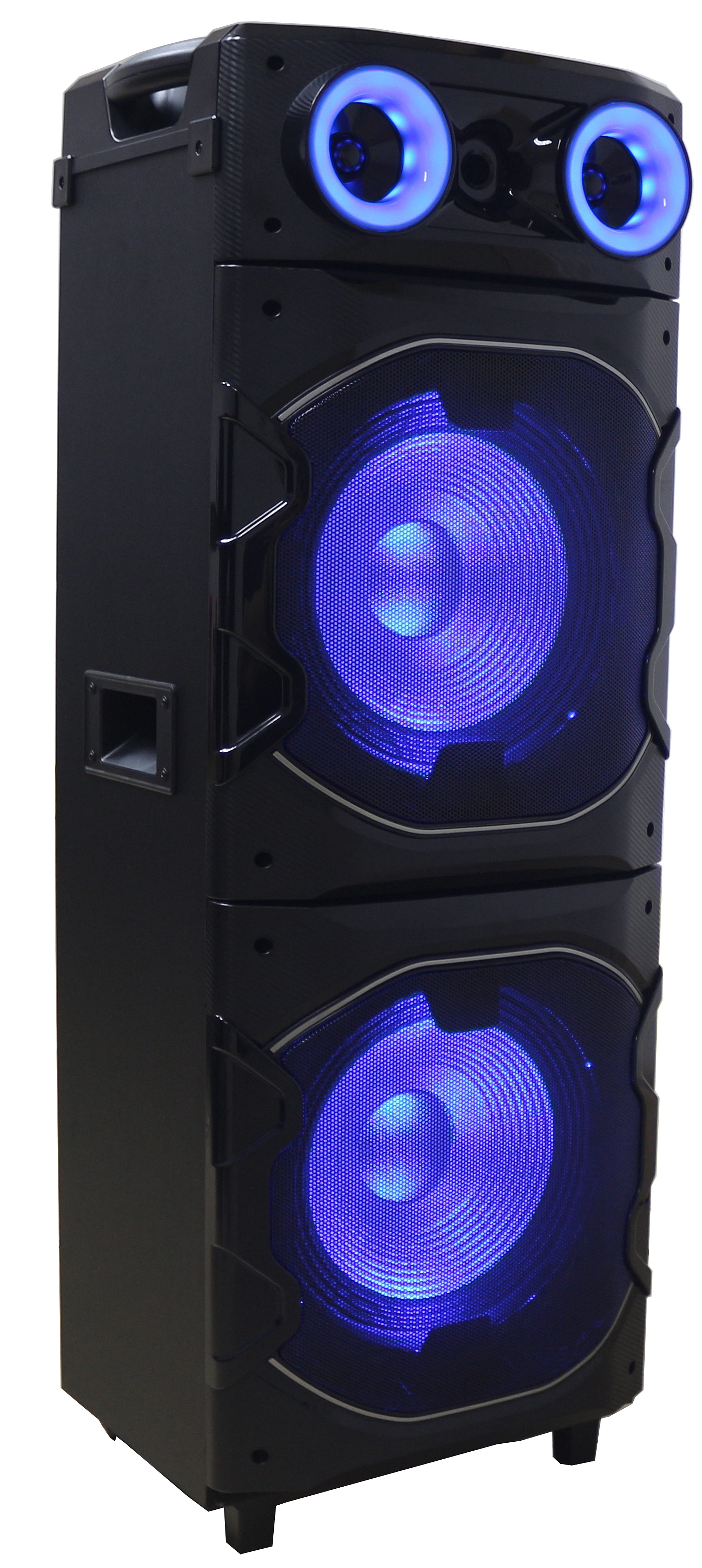 Reflexion PS25BT Jumbo DJ Karaoke PA-Anlage Party-Lautsprecher (Bluetooth, 1200 W, Bluetooth, Radio, Karaoke, Disco-Licht Effekte, Super BASS-Taste)