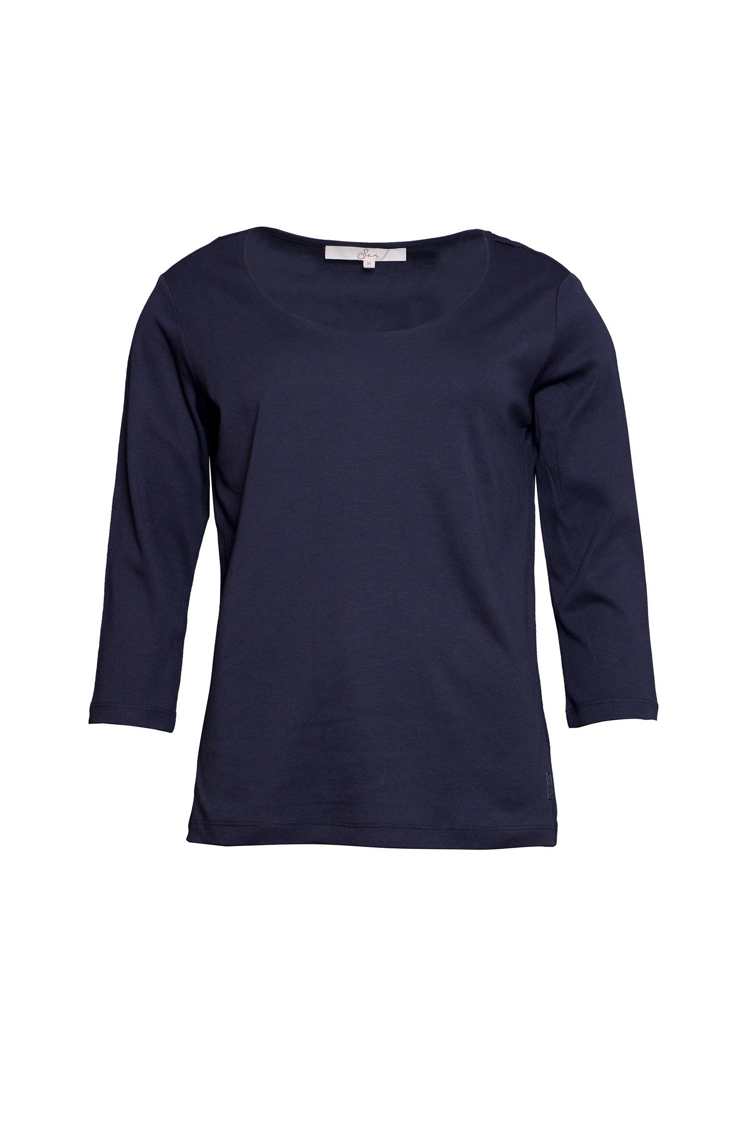 SER 3/4-Arm-Shirt Neu eingetroffen! Shirt uni günstig online kaufen