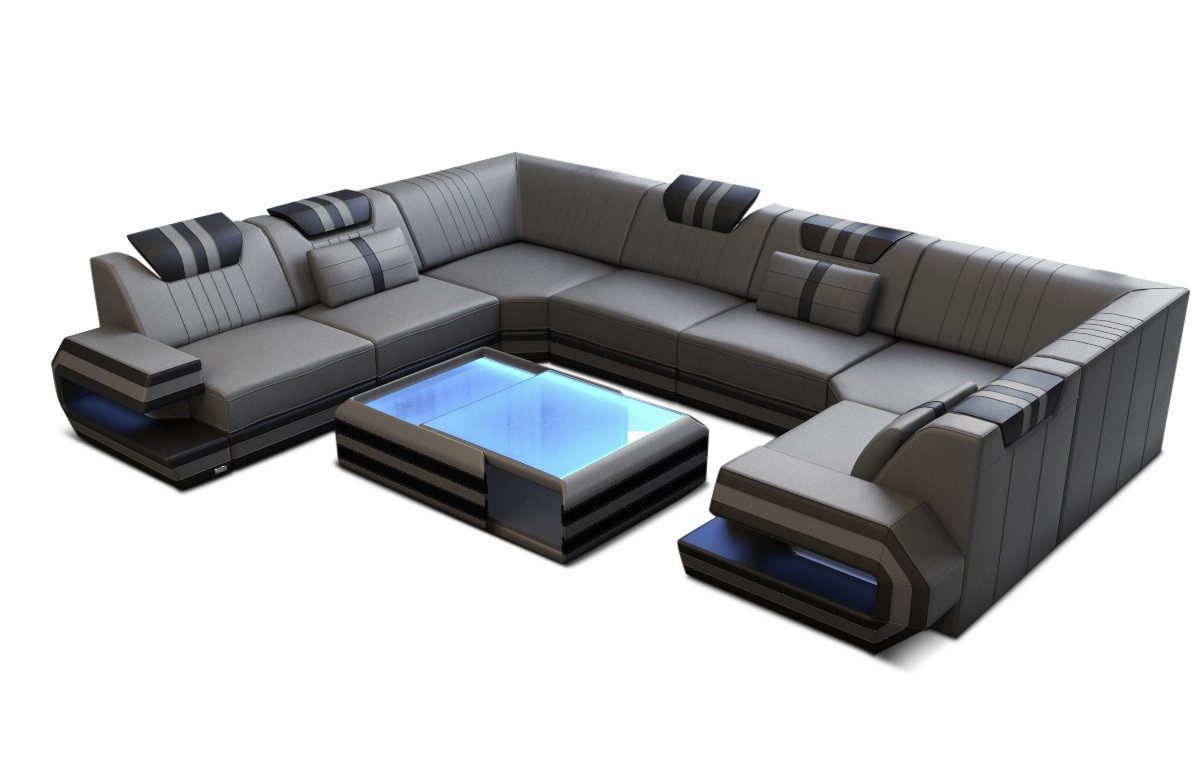 Sofa Dreams Wohnlandschaft Sofa Ledercouch Leder günstig online kaufen