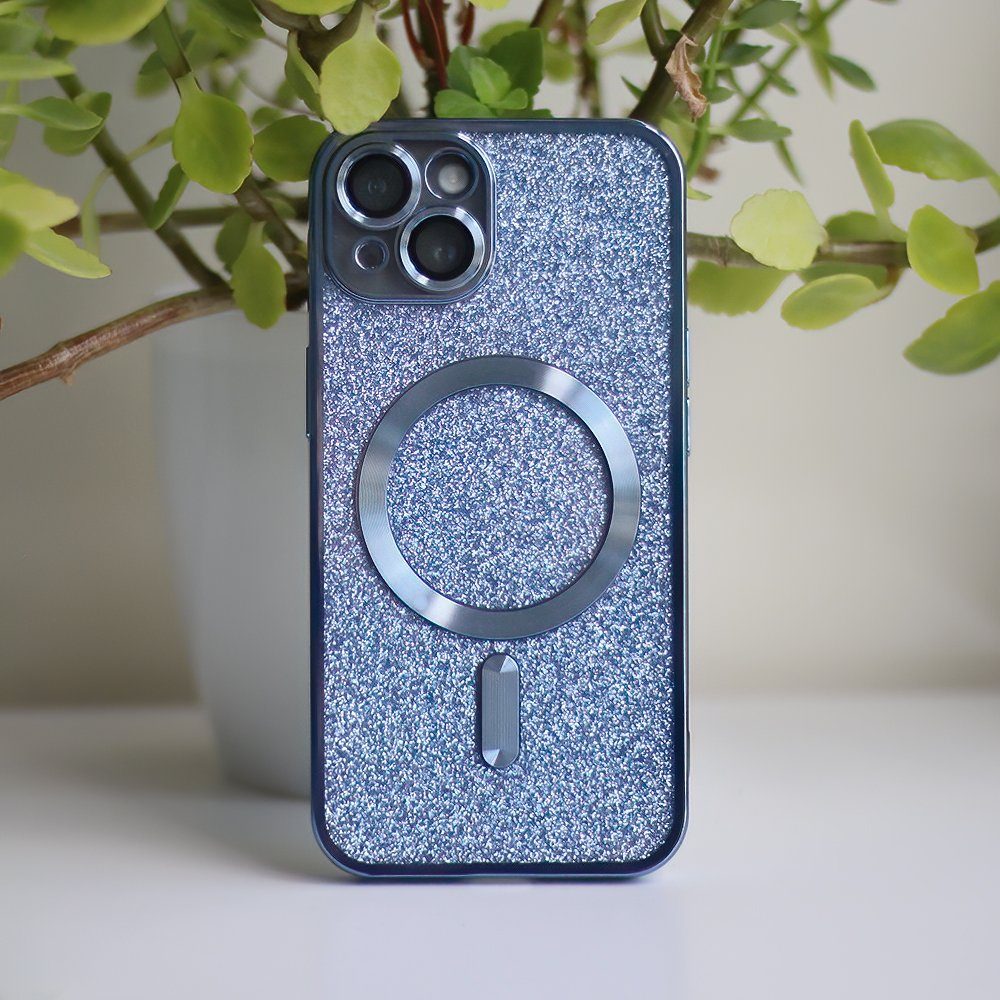 cofi1453 Handyhülle MagSafe Glitzer Hülle mit Kameraschutz